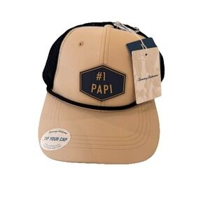 Tommy Bahama Hat Tip Your Cap Baja Margarita Recipe Black Mesh #1 Papi Snapback